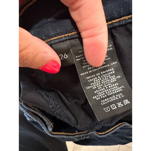 J BRAND Womens Atlantis Dark Wash Jeans Size 26 - Picture 8 of 8